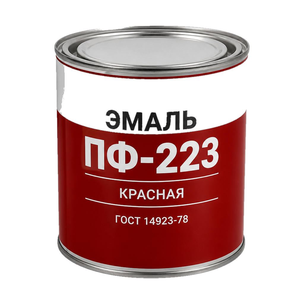 Эмаль ПФ-223 красная ГОСТ 14923-78