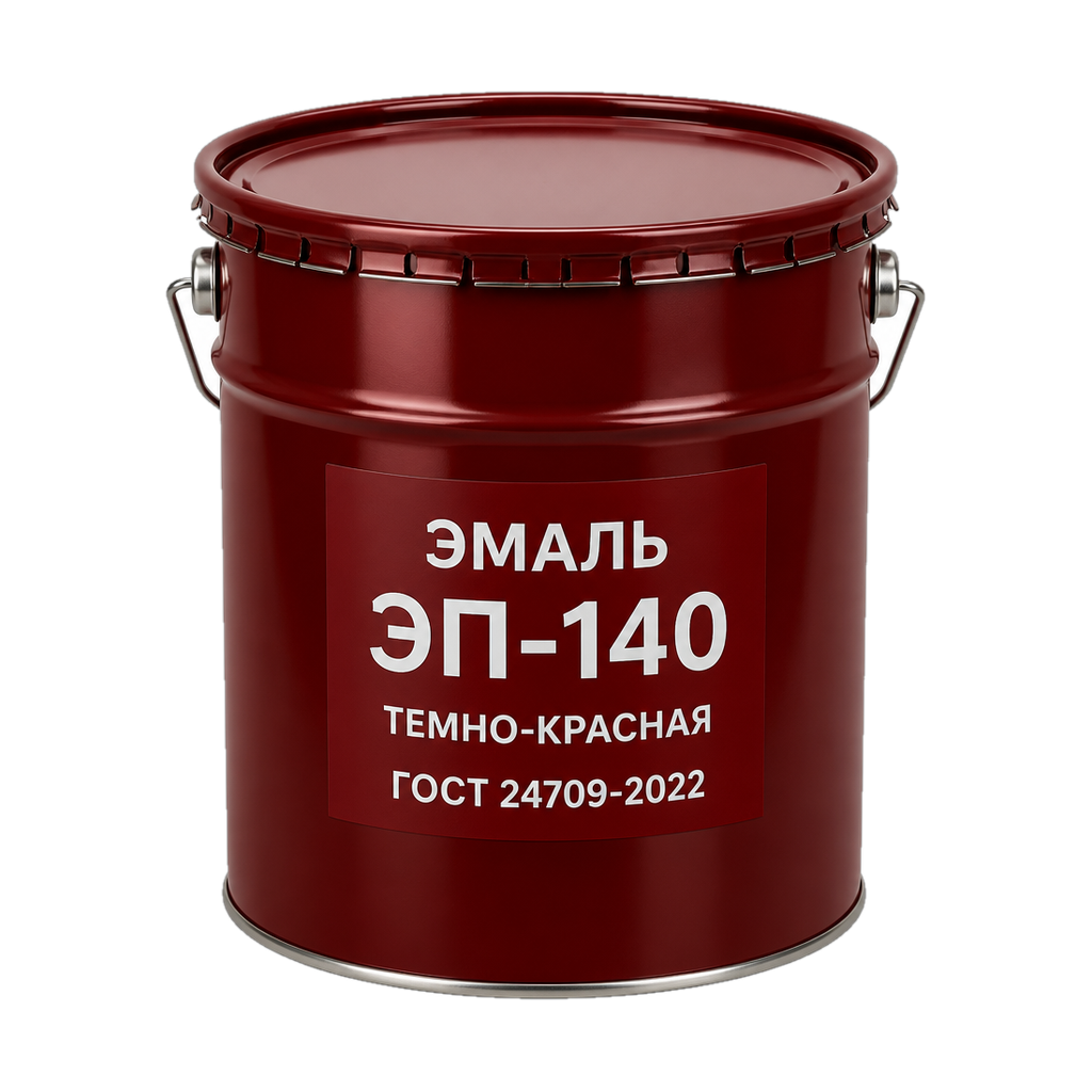 Эмаль ЭП-140 темно-красная ГОСТ 24709-2022