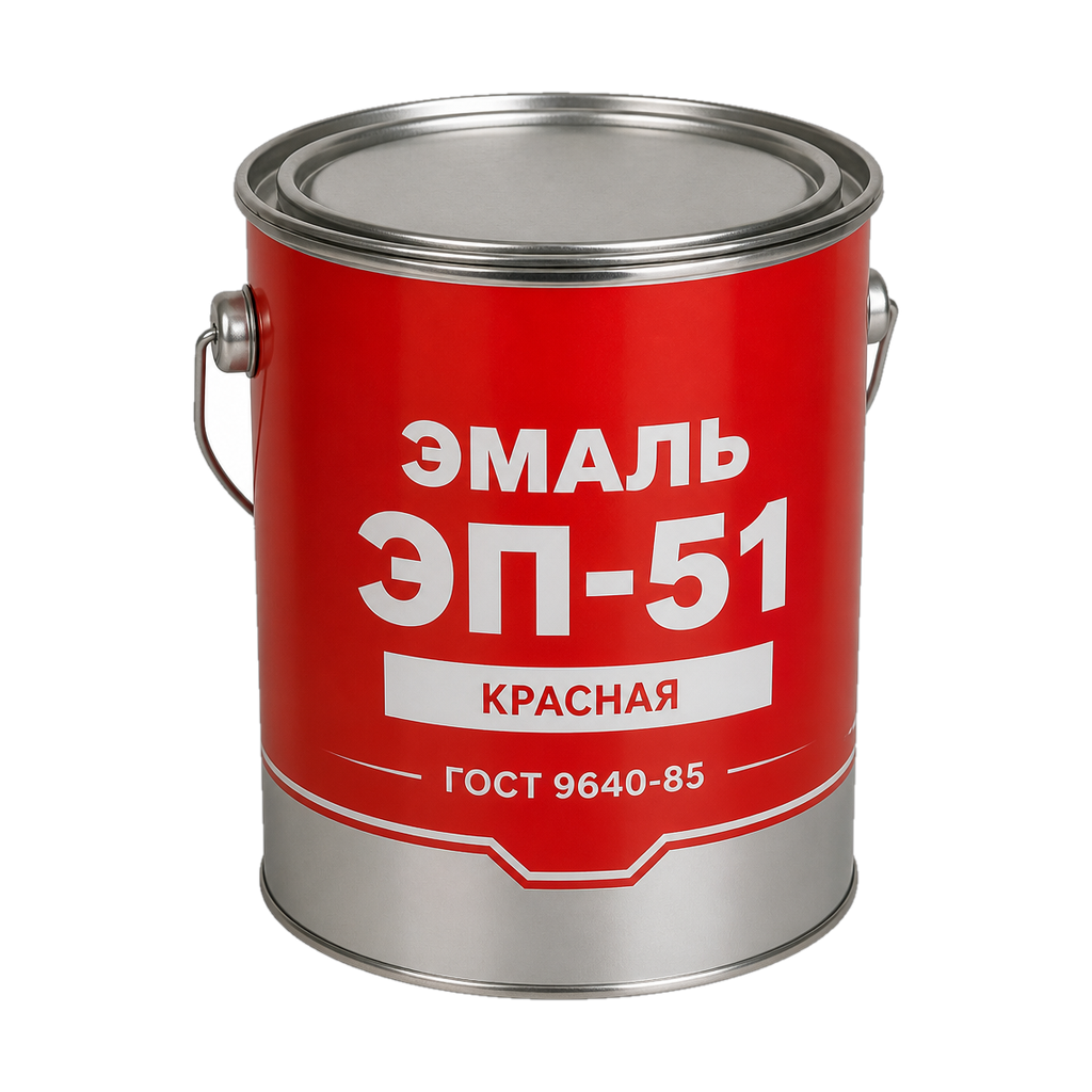 Эмаль ЭП-51 красная ГОСТ 9640-85