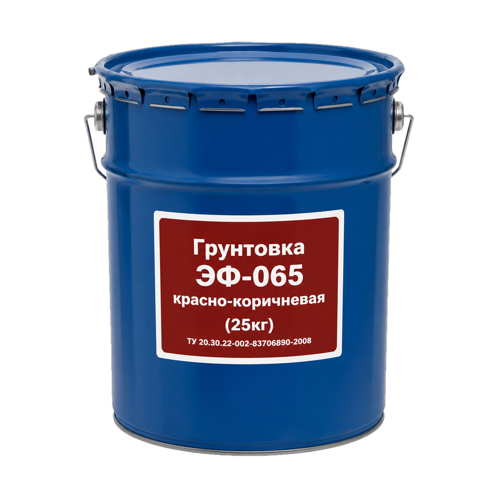 Грунтовка ЭФ-065 красно-коричневая (25кг) ТУ 20.30.22-002-83706890-2008