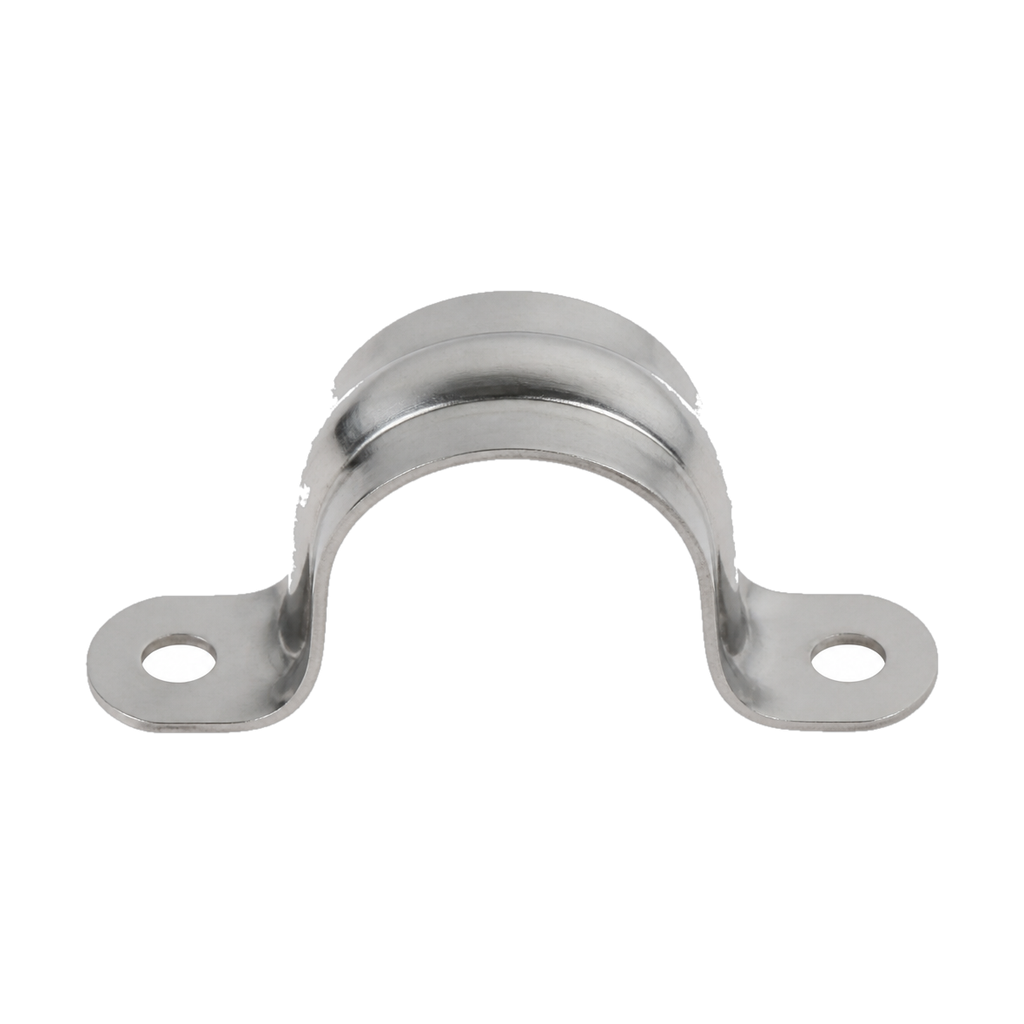 Двухлапковая металлическая скоба FORTISFLEX СМД INOX 14-15 мм 80983
