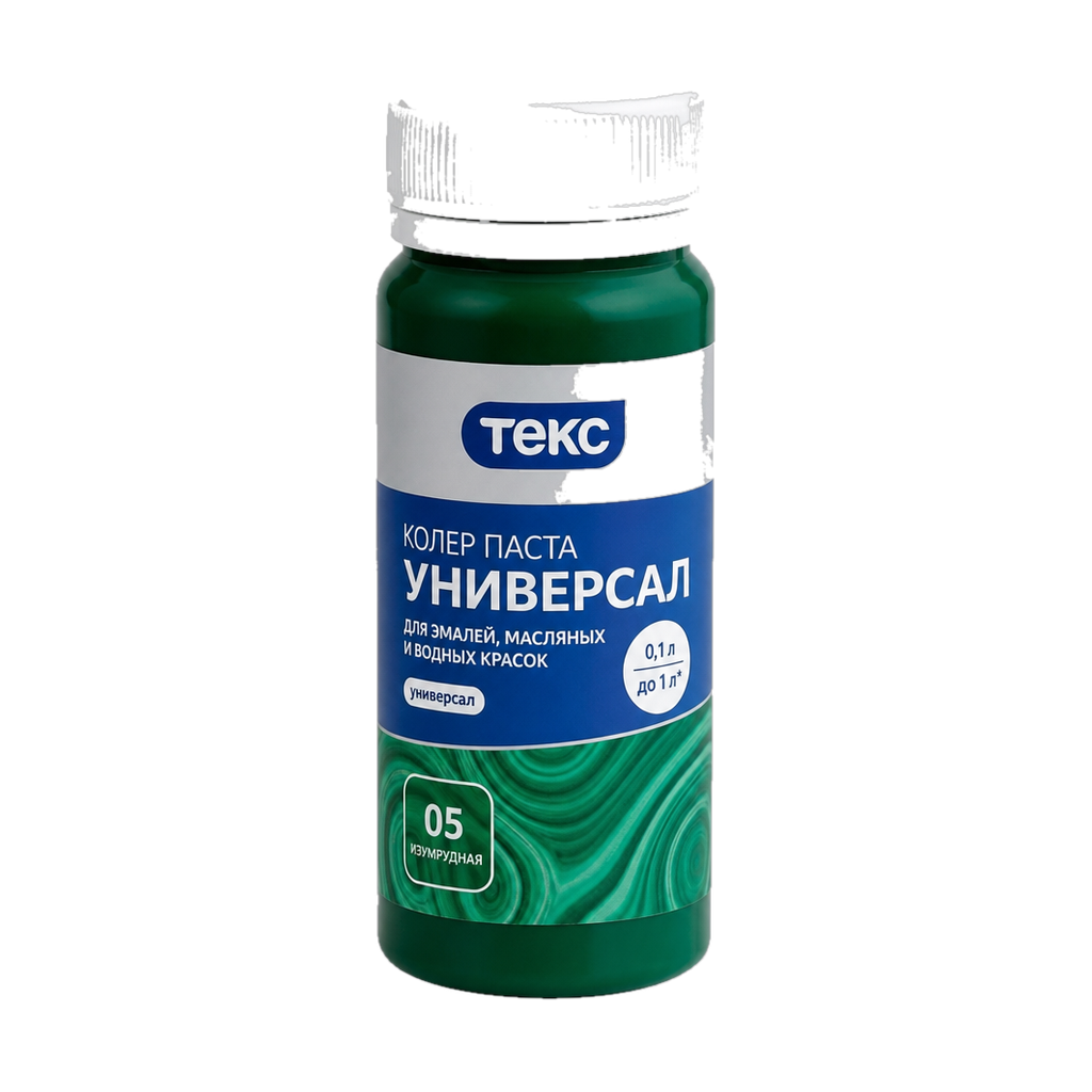 Колер паста Текс Универсал изумрудная №05 0,1 л